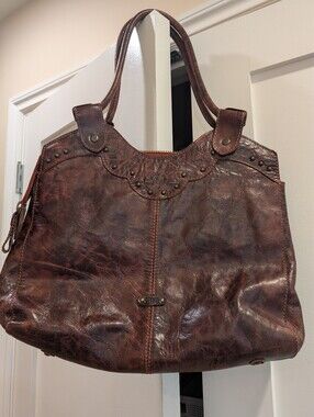 Vintage Frye Studded Shoulder Bag